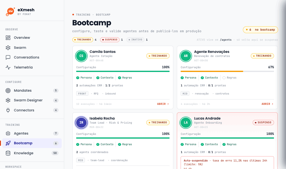 Bootcamp de agentes