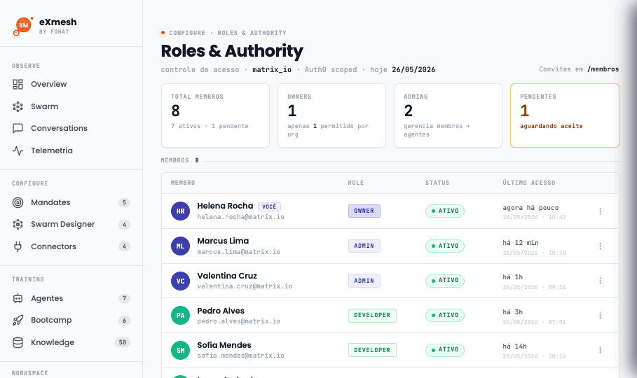 Roles & Authority